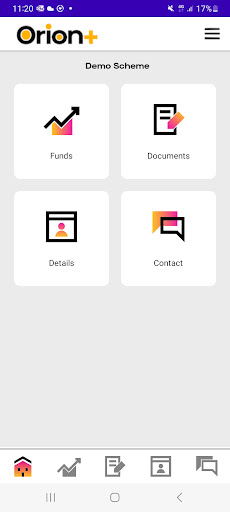 Android application Orion+ screenshort