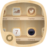 Wooden Style - Solo Launcher Theme icon