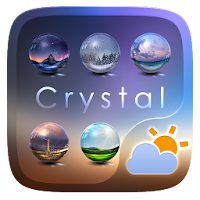 Crystal GO Weather Widget Theme