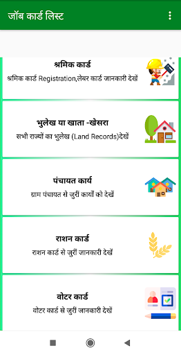 Job Card List NREGA -All India