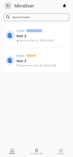 Mindiser Screen 2