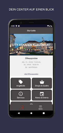 Android application City Arkaden Klagenfurt screenshort