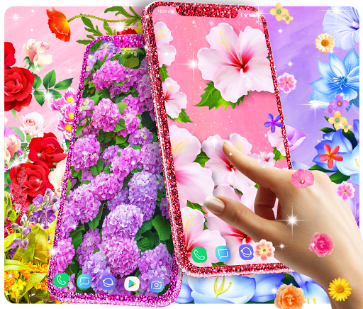 Summer flowers live wallpaper Screen 2