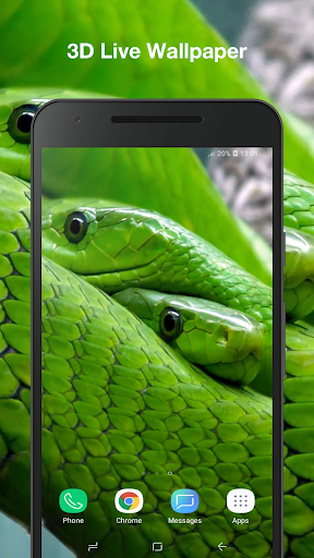 Android application Snake Live Wallpaper screenshort