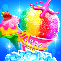 Rainbow Frozen Snowcone Maker - Glitter Desserts