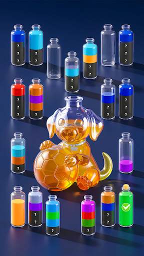 Water Jam Sort: 워터 분류, 병 게임 스크린샷 3