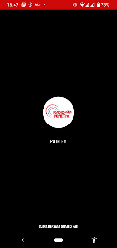 Android application Putri FM screenshort