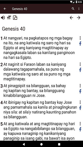 Bible in Tagalog offline screenshot 5