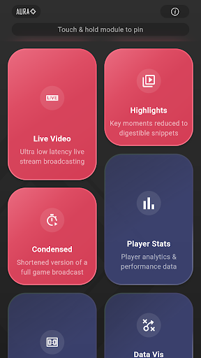 Android application Aura Conference App screenshort