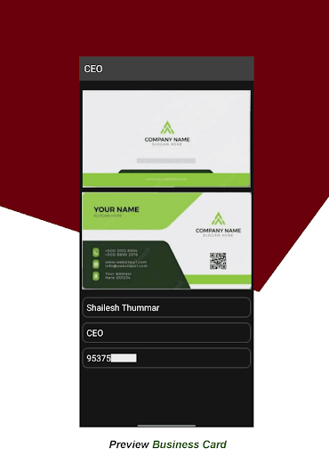 Forcards-Visiting Card Wallet Screen 2