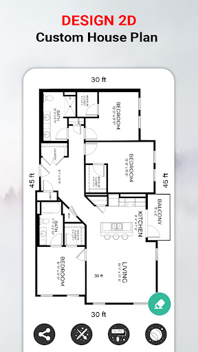 Screenshot of House Design Plan 3D App