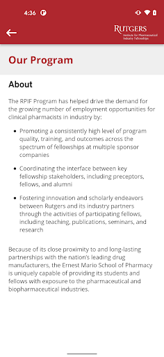 RPIF Program Screen 2