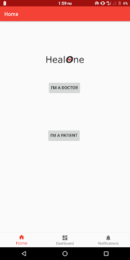 Heal One App Screen 2