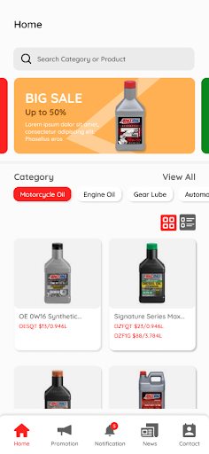 Android application AMSOIL BRUNEI screenshort