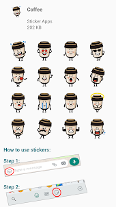 Stickers App - stickers and em