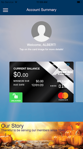 MyPACUCard Screen 2