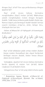 Qiyamul Lail Dan Ramadhan