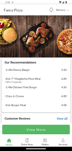 Fancy Pizza Screen 2
