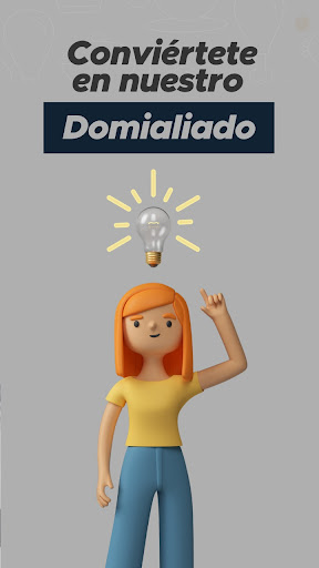 Android application Domi Negocios screenshort
