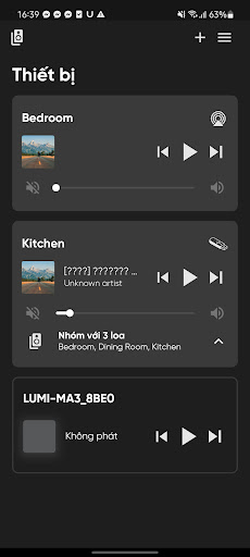 Android application Lumi Music screenshort