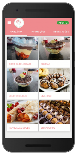 Android application Ligia Doces screenshort