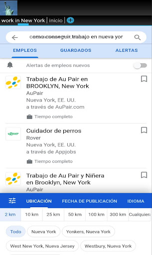 I work in New York Screen 3