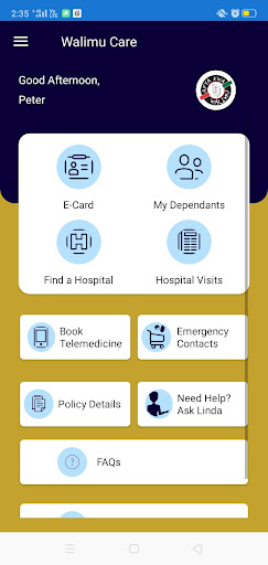 WalimuCare Screen 2