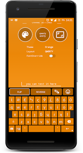 Upside Down Text Keyboard