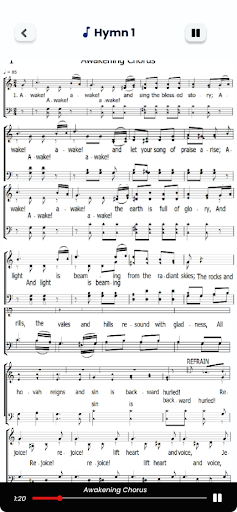 COC Hymns with audio Screen 3