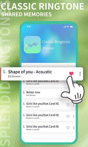 Android application Splendid Ringtones screenshort