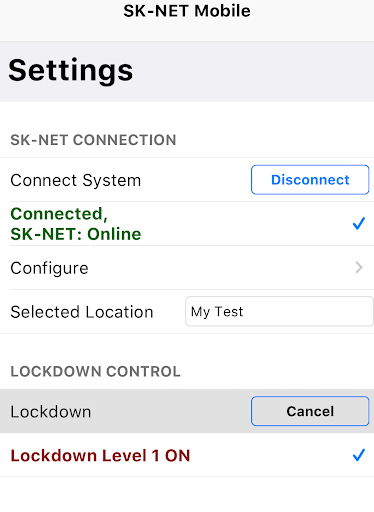 Android application SKNetMobile screenshort