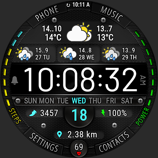 Weather watch face W4 logo