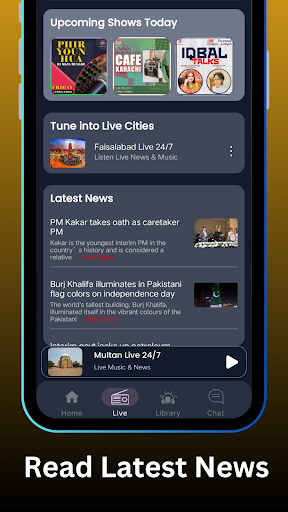 MastFM103 - Live Music & News Screen 2