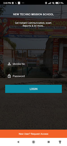 Android application New Techno Mission School screenshort
