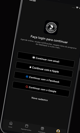 Android application Barbearia Rafa Premium screenshort