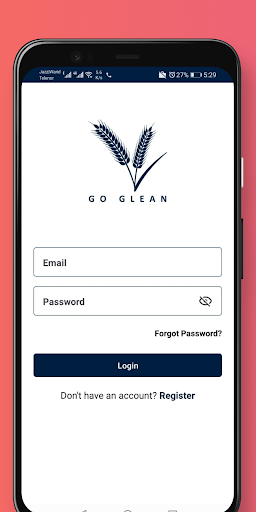 Android application Go-Glean screenshort