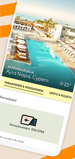 Android application Tjäreborg screenshort