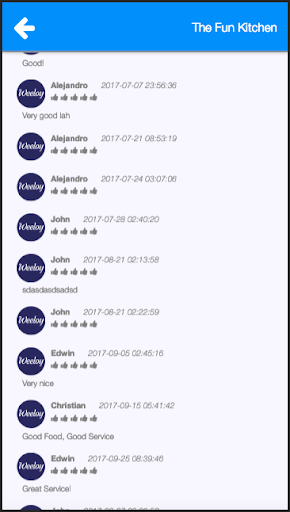 Weeloy Restaurant Reservation Screen 3