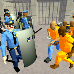 Battle Simulator Prison Police Mod apk versão mais recente download gratuito
