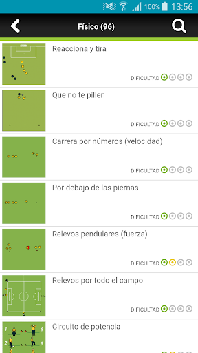 Ejercicios Fútbol Base Screen 2