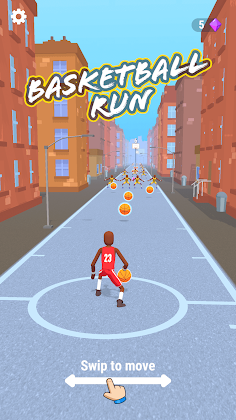 Basketball Run 3D - Screenshot 1