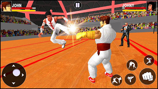 Skærmbillede 5 luchando juegos: karate juegos android