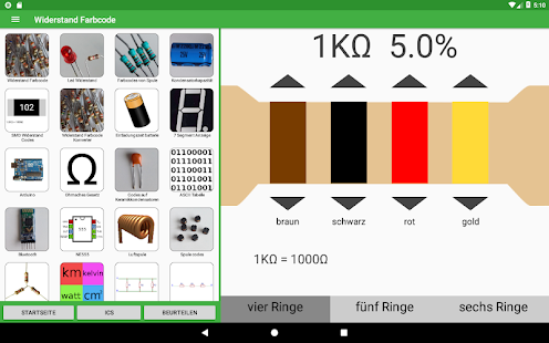 Electronics Toolkit Screenshot