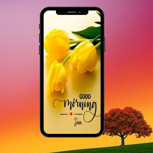 Android application Good Morning Good Night Flower screenshort
