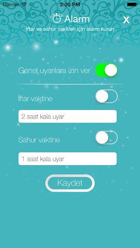 Vestel Mobil İmsakiye Screen 3