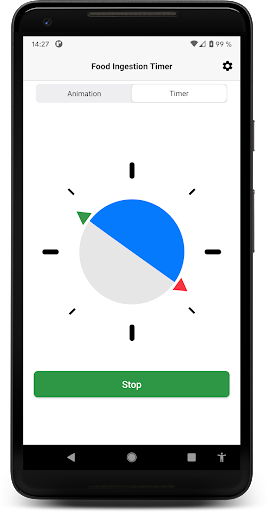 FINT - Food Ingestion Timer Screen 2