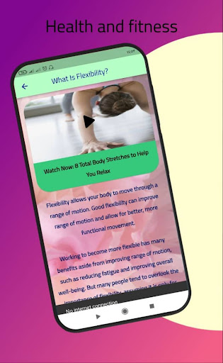 health and fitness Screen 3