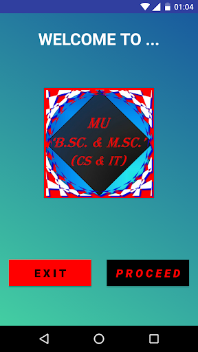 Android application MU - B.Sc & M.Sc (C.S. & I.T.) screenshort