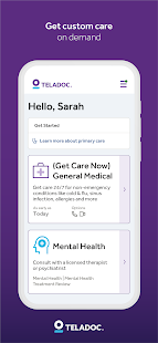 Teladoc | Online Doctors, Therapy & Nutrition 4.7 Screenshots 2