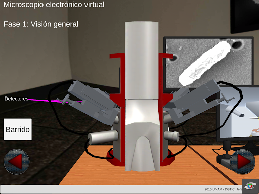 Microscopio electrónico virtua